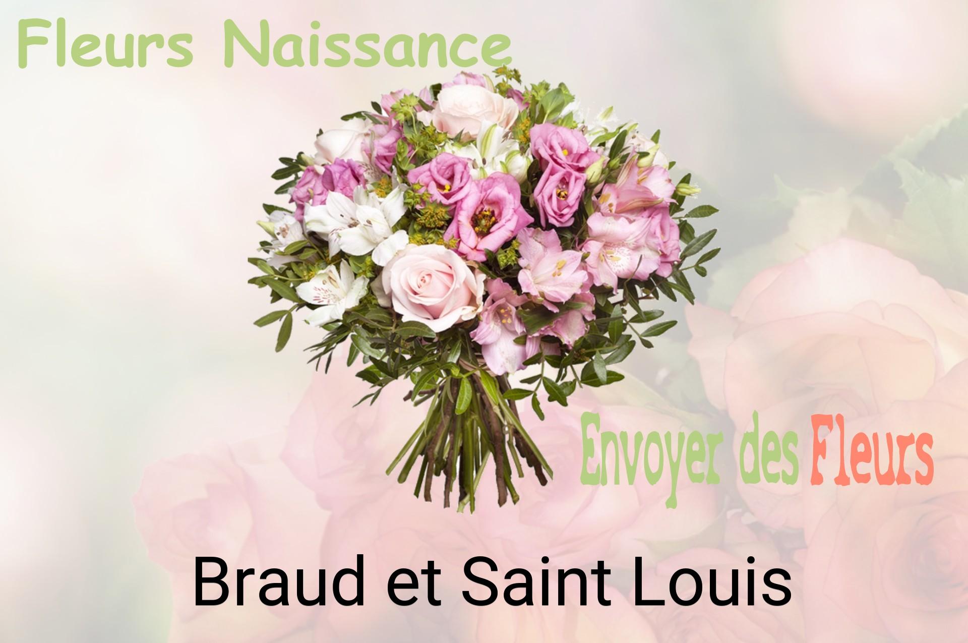 Bouquet de fleurs de naissance livré à Braud-et-Saint-Louis
